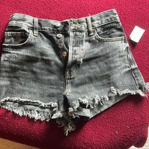Pacsun black jean shorts